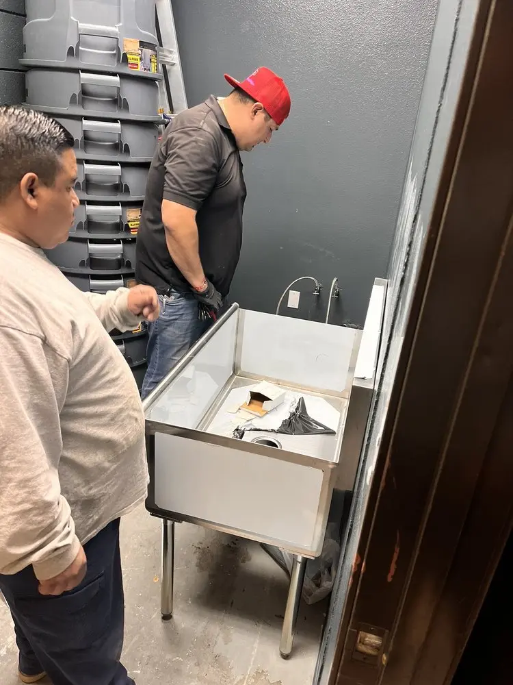 Commercial plumbing and sink installation in Central Meadowbrook